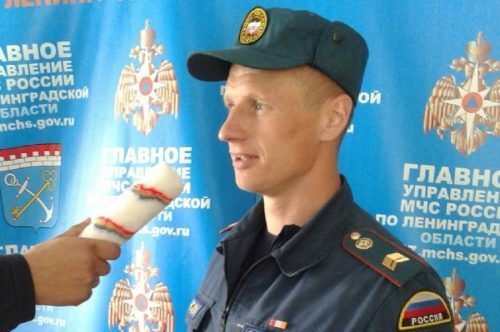 Волховский пожарный показал достойный результат на соревновании по скоростному подъему