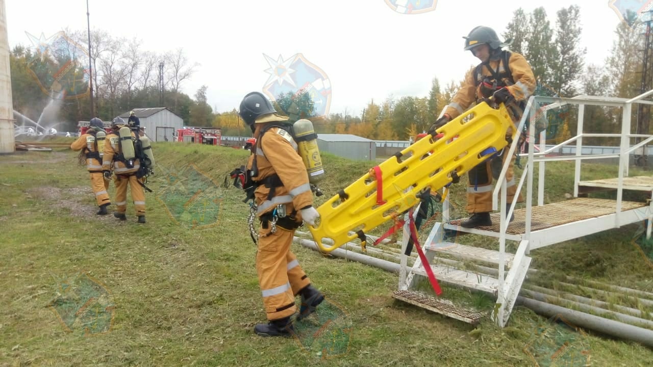 Спасатели ПСО Новой Ладоги успешно справились с учениями