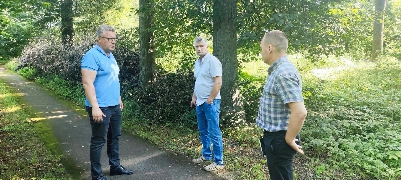 В парке «Ильинка» началось благоустройство: первый этап - санитарная очистка В парке «Ильинка» началось благоустройство: первый этап - санитарная очистка